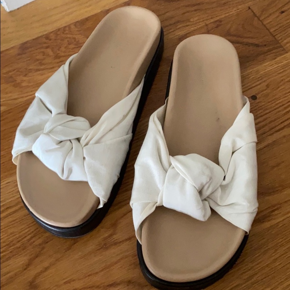Helmut Lang knitted slippers